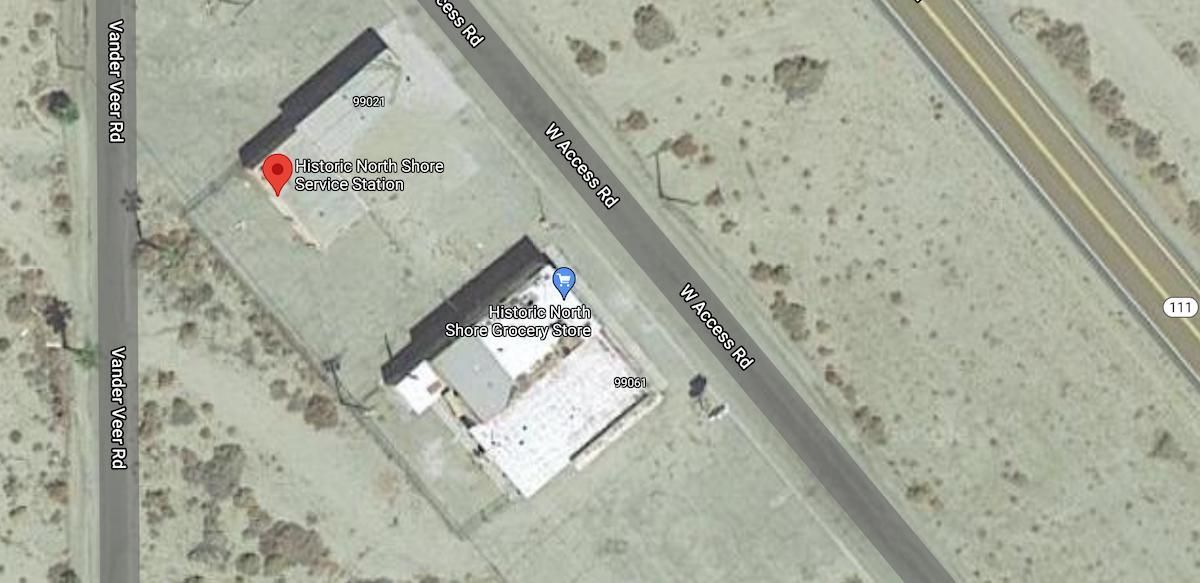 Карта прототипа здания из GTA V в реальности &mdash; заправочная станция и закусочная в Калифорнии. Источник: Google