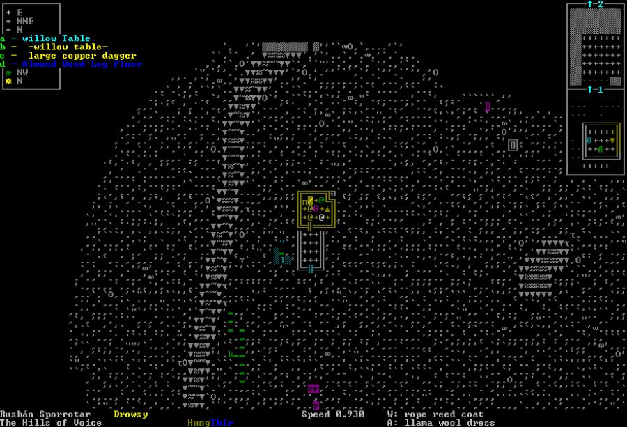 Dwarf Fortress без графической оболочки