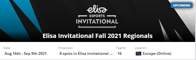 Elisa Invitational Fall 2021