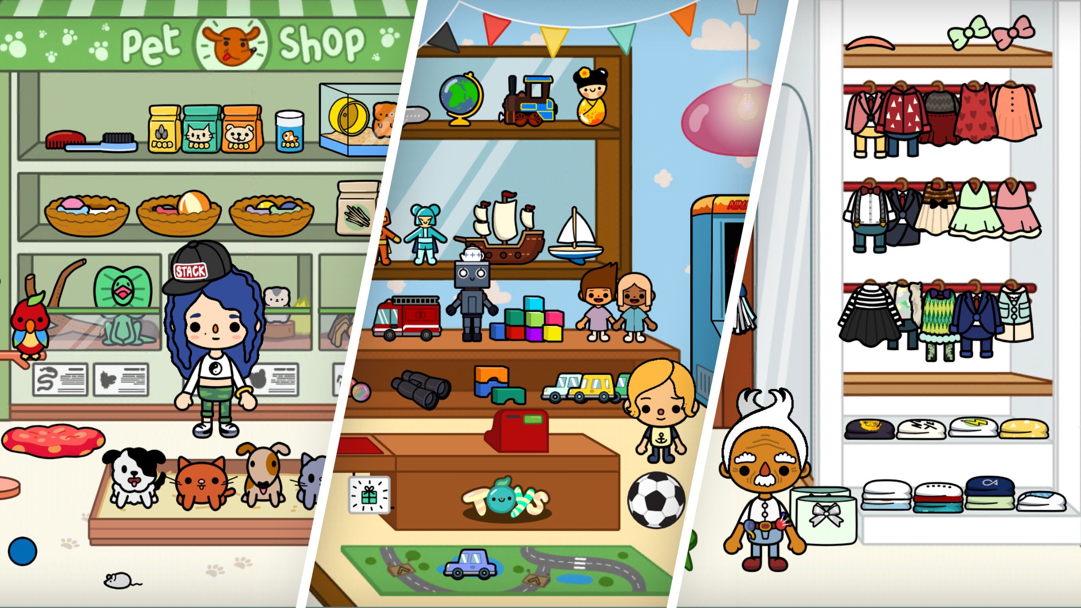 Toca boca картинки магазин