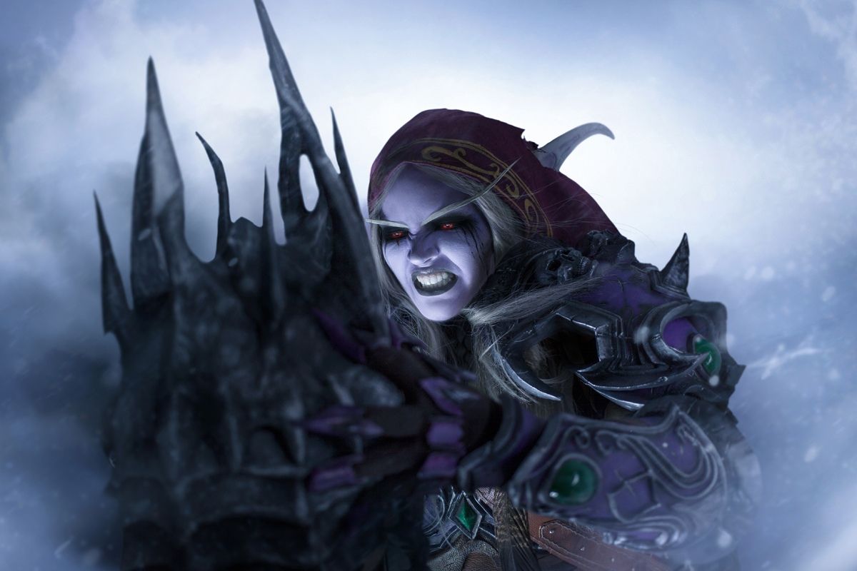 Косплей на Сильвану Ветрокрылую / World of Warcraft: Shadowlands. Косплеер: Анастасия Карташова. Фотограф: Рина Нерина. Источник: vk.com/nerinaphoto