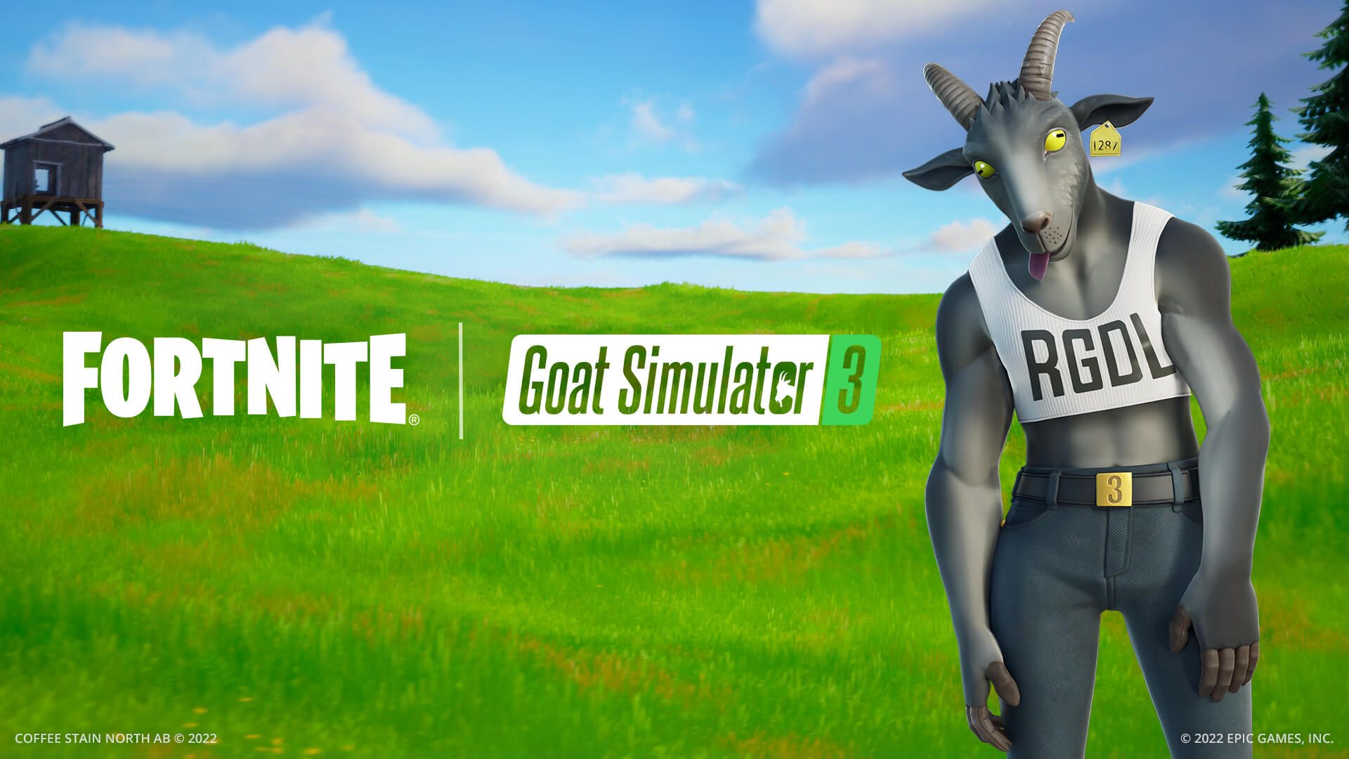 В Fortnite появился скин козы из Goat Simulator 3