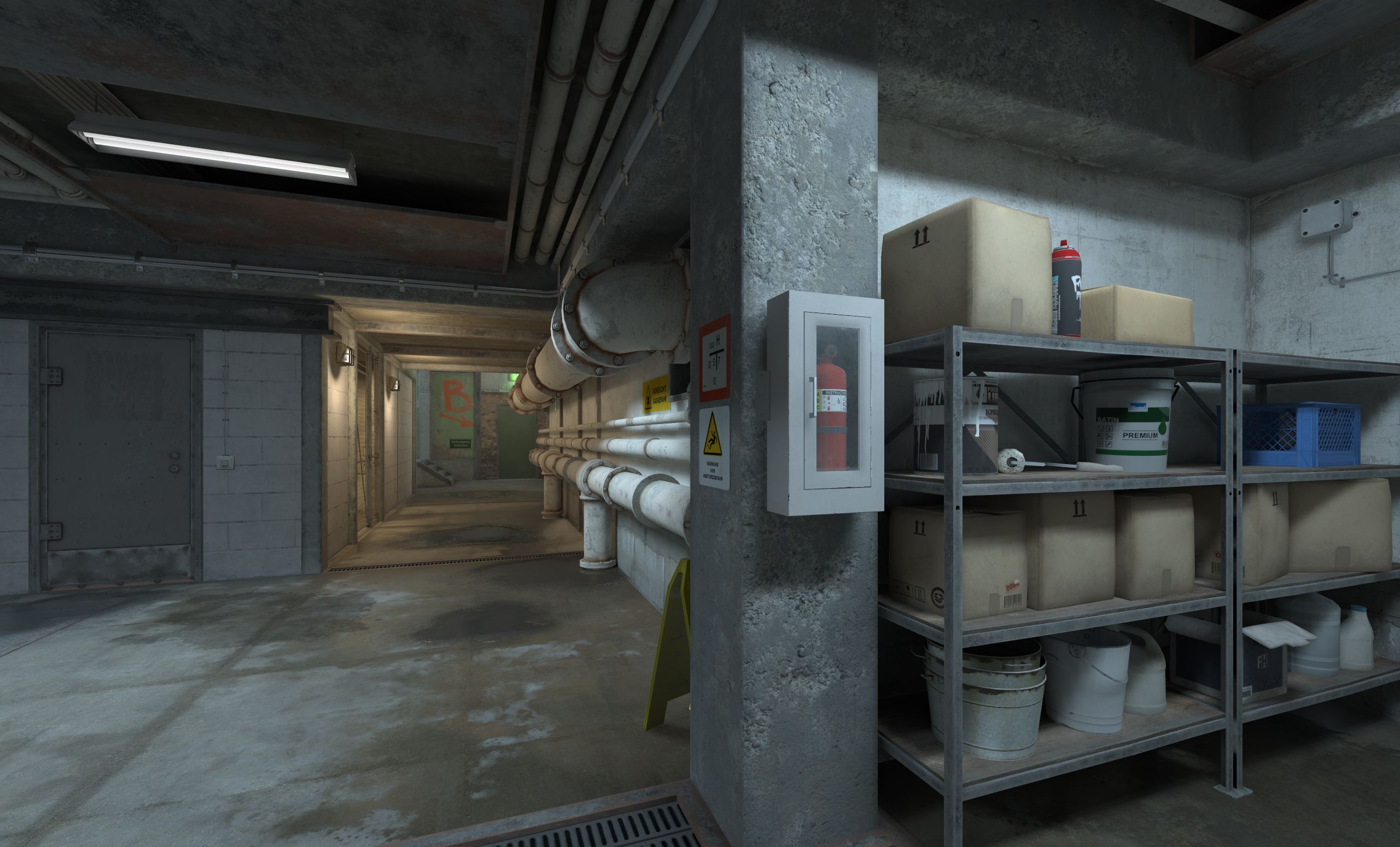 Overpass в Counter-Strike 2 — нижние туннели. Источник: официальный сайт Counter-Strike