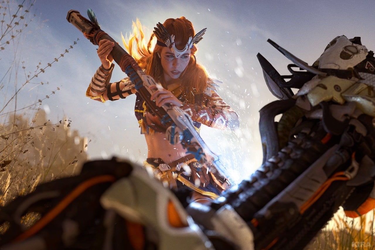 Косплей на Элой из Horizon Zero Dawn. Источник: https://vk.com/auroracosplay