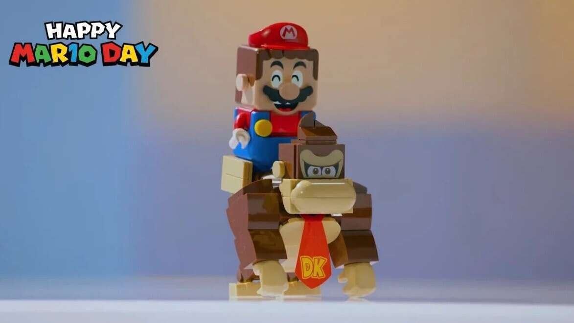 Марио и Донки Конг. Источник: LEGO