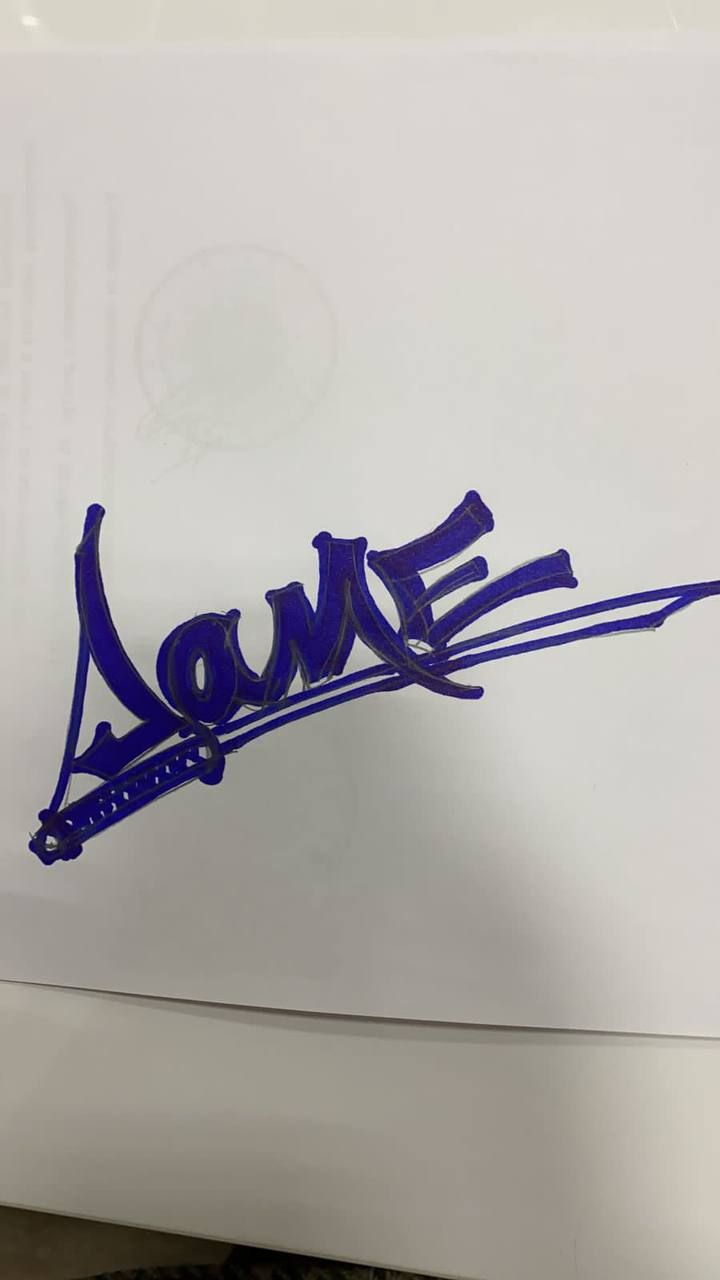 Вариант автографа Jame для стикера в рамках PGL Major Antwerp 2022.
Источник: канал Jame в Telegram