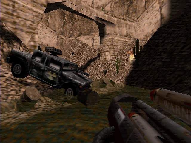 Скриншот из Duke Nukem Forever версии 1997 года