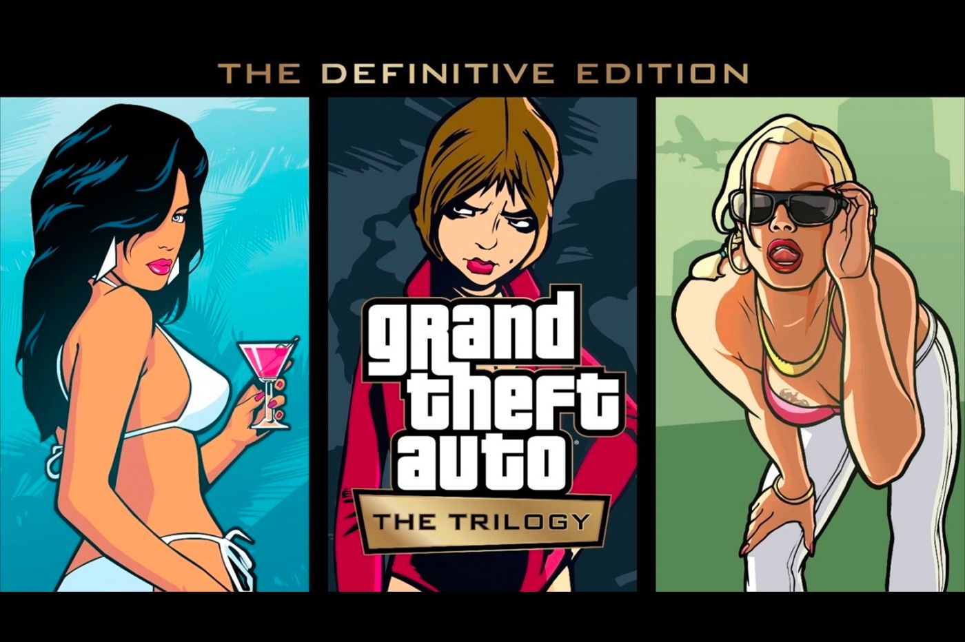 Официальный промоарт Grand Theft Auto: The Trilogy &mdash; The Definitive Edition