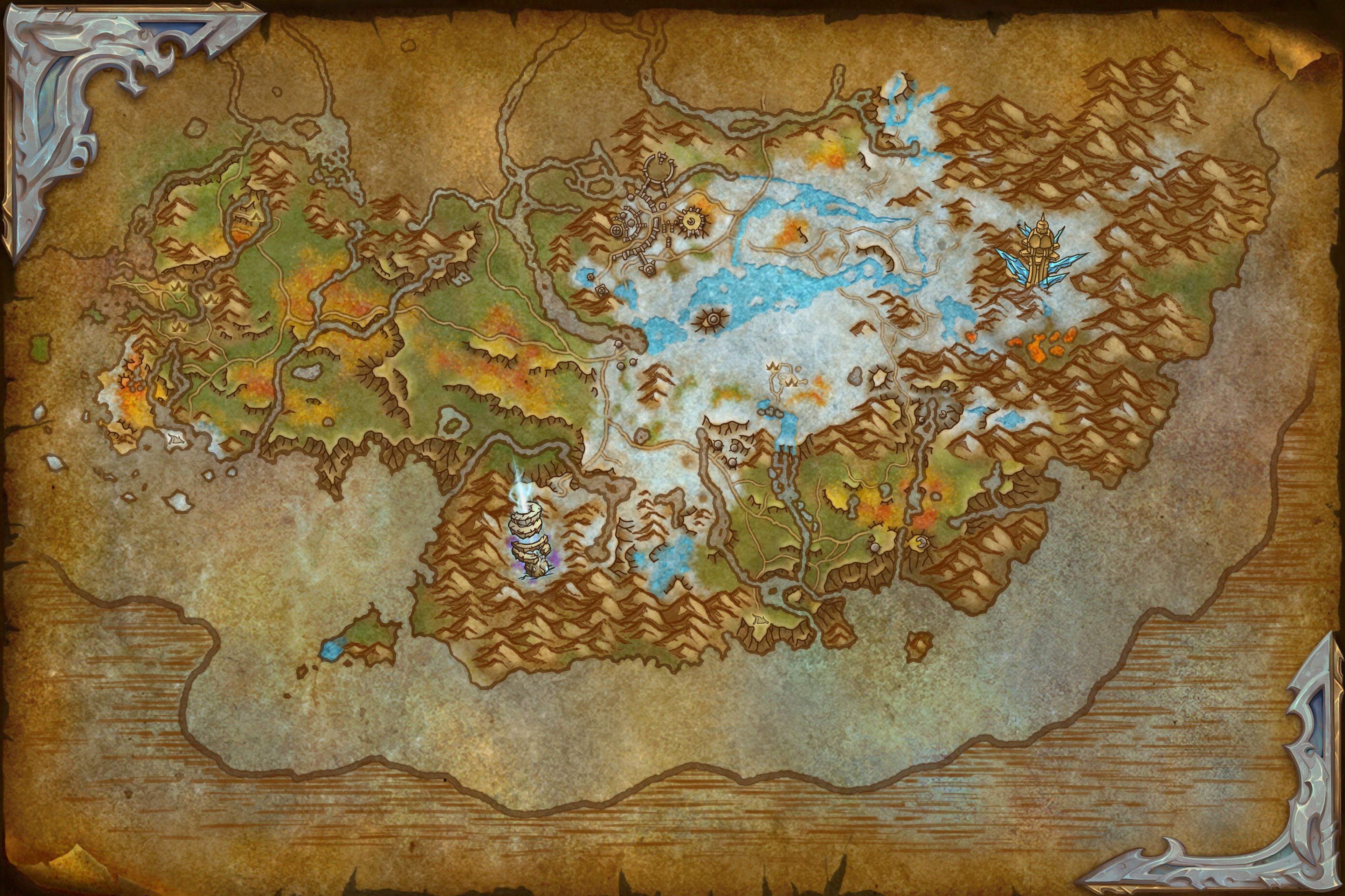 Драконьи острова wow карта