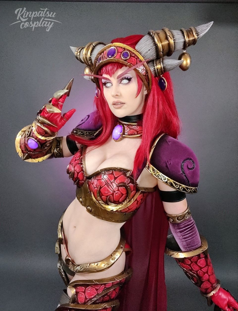 Алекстраза из World of Warcraft. Модель: Kinpatsu Cosplay. Источник: twitter.com/KinpatsuCosplay