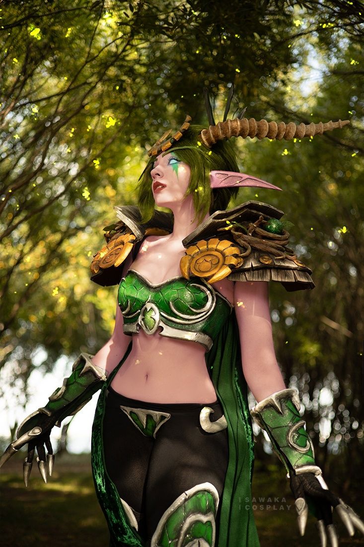 Косплей на Изеру из World of Warcraft. Косплеер: Екатерина Sawaka cosplay~ Савушкина