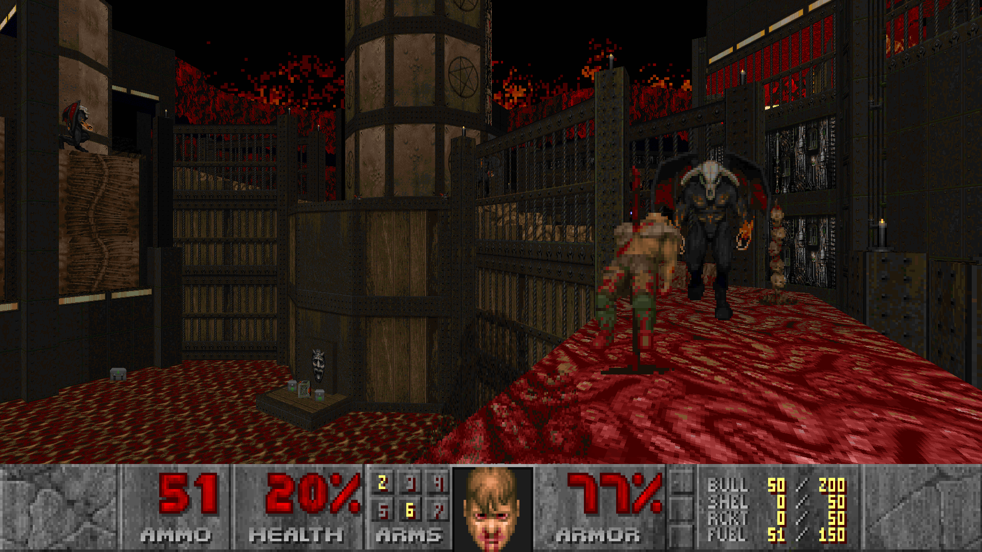 Скриншот из DOOM + DOOM II