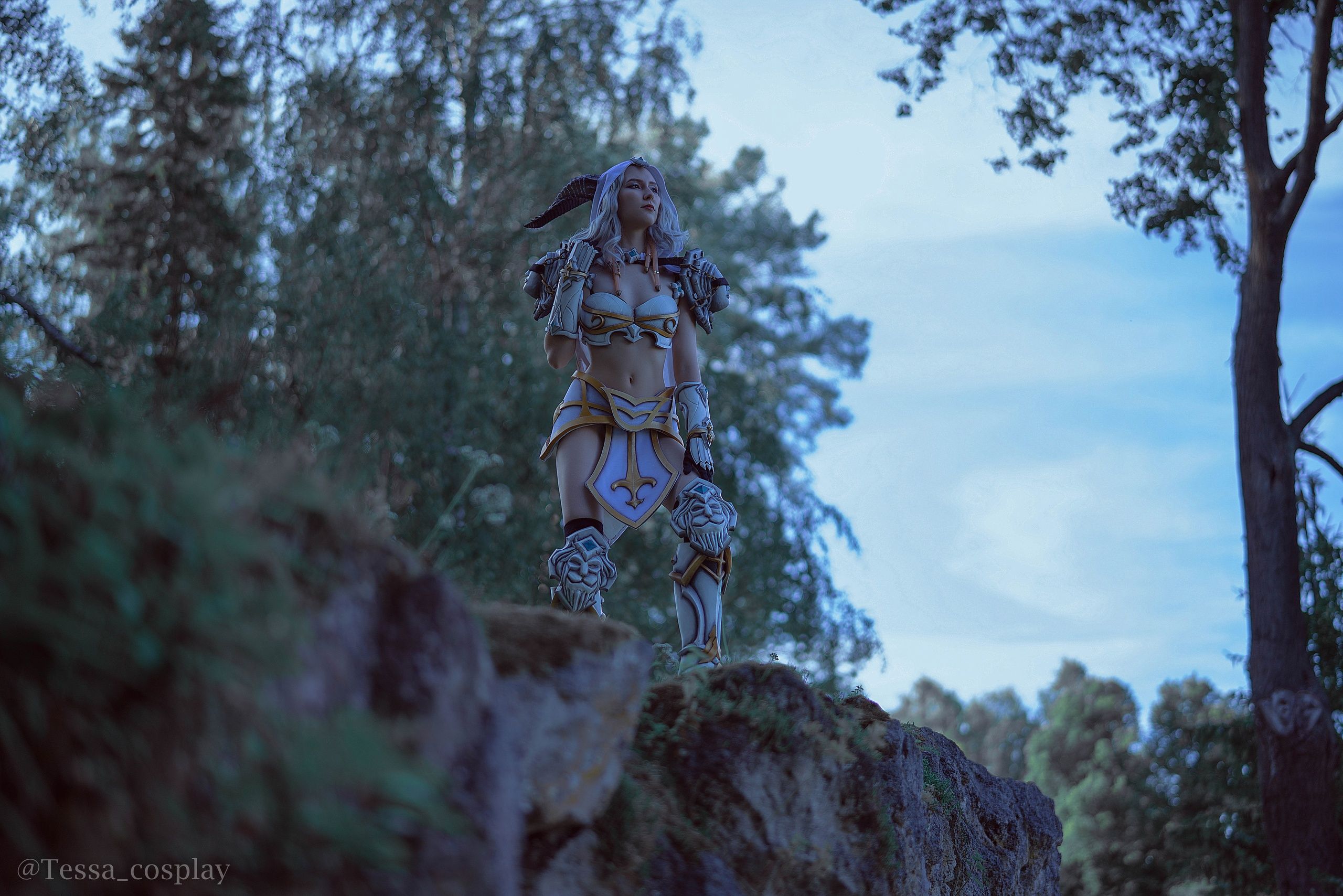 Косплей на дренейку из World of Warcraft. Косплеер: Tessa cosplay. Источник: vk.com/tessa_cosplay