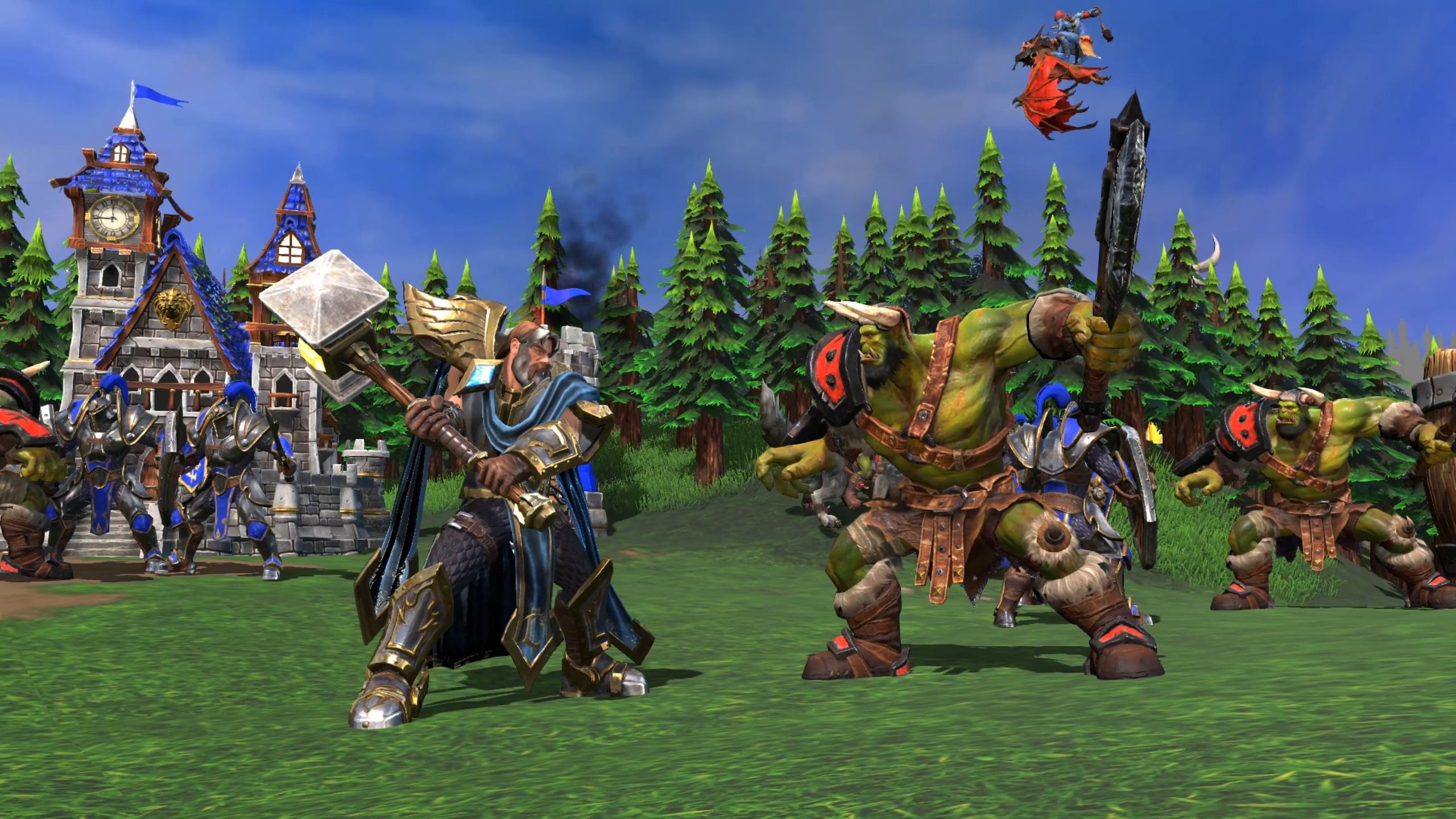 Кадр из Warcraft III: Reforged 