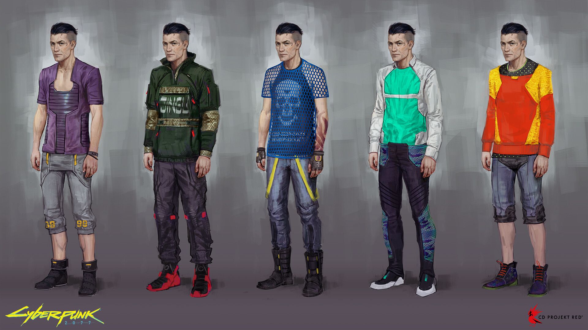 Cyberpunk 2077 male clothes