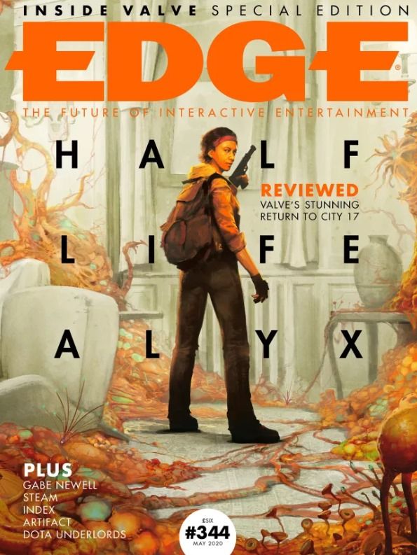 Обложка EDGE №344 | Фото: gamesradar.com/half-life-alyx-edge-magazine/