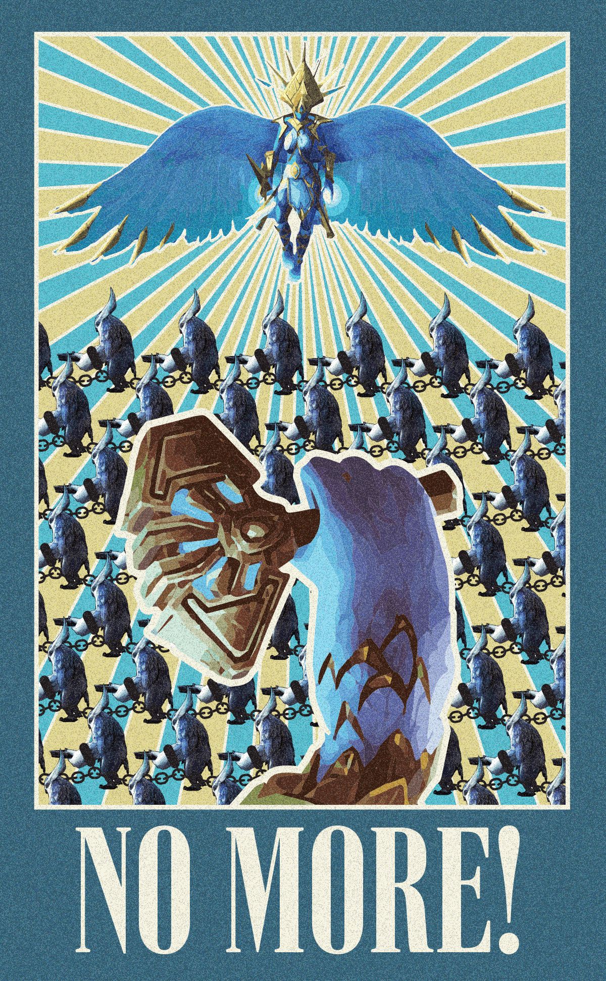 Плакат с призывом освободить распорядителей. Источник: reddit