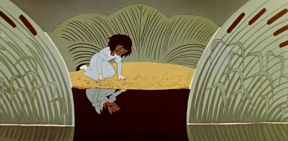 Кадр из мультфильма «Дикие лебеди»