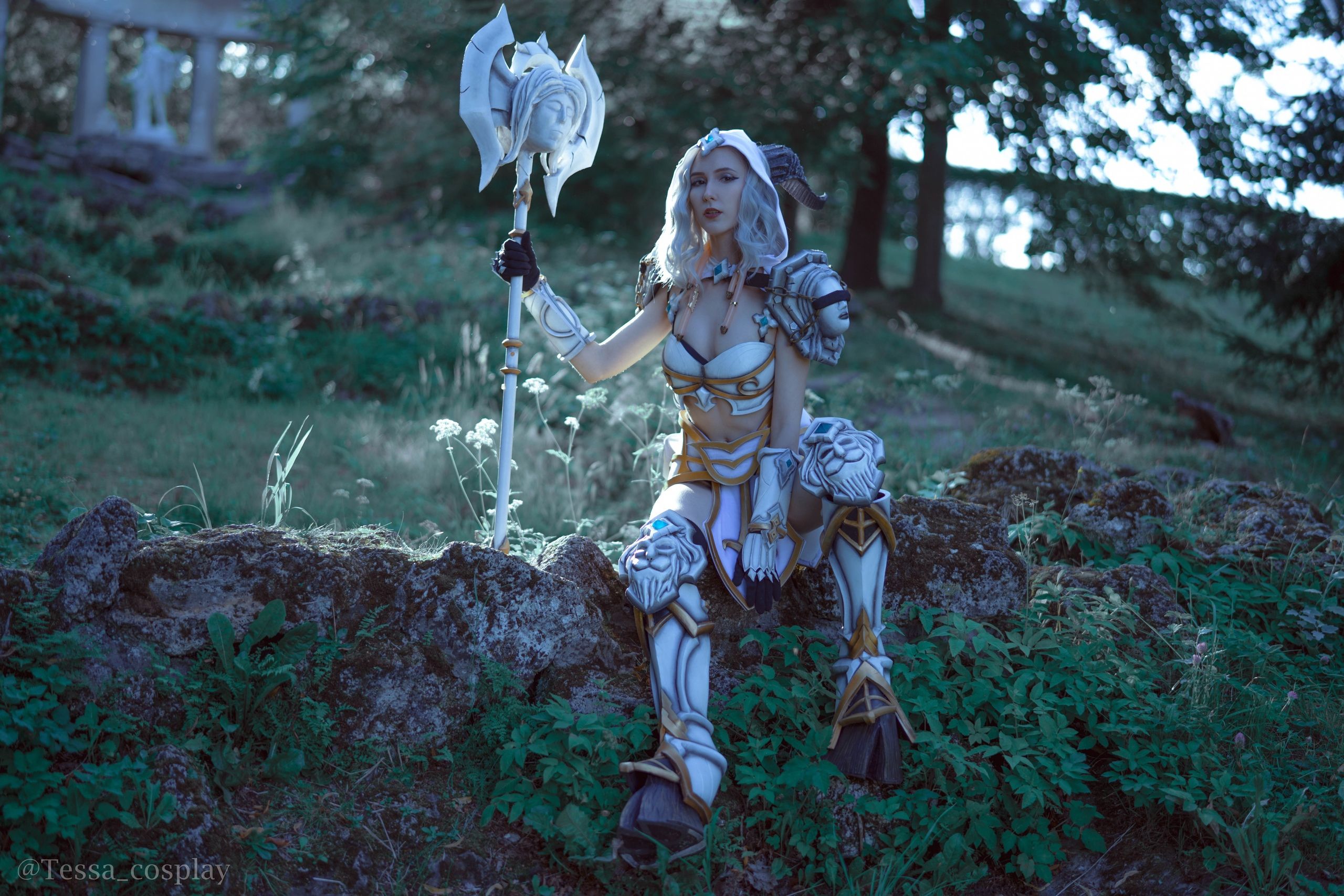 Косплей на дренейку из World of Warcraft. Косплеер: Tessa cosplay. Источник: vk.com/tessa_cosplay