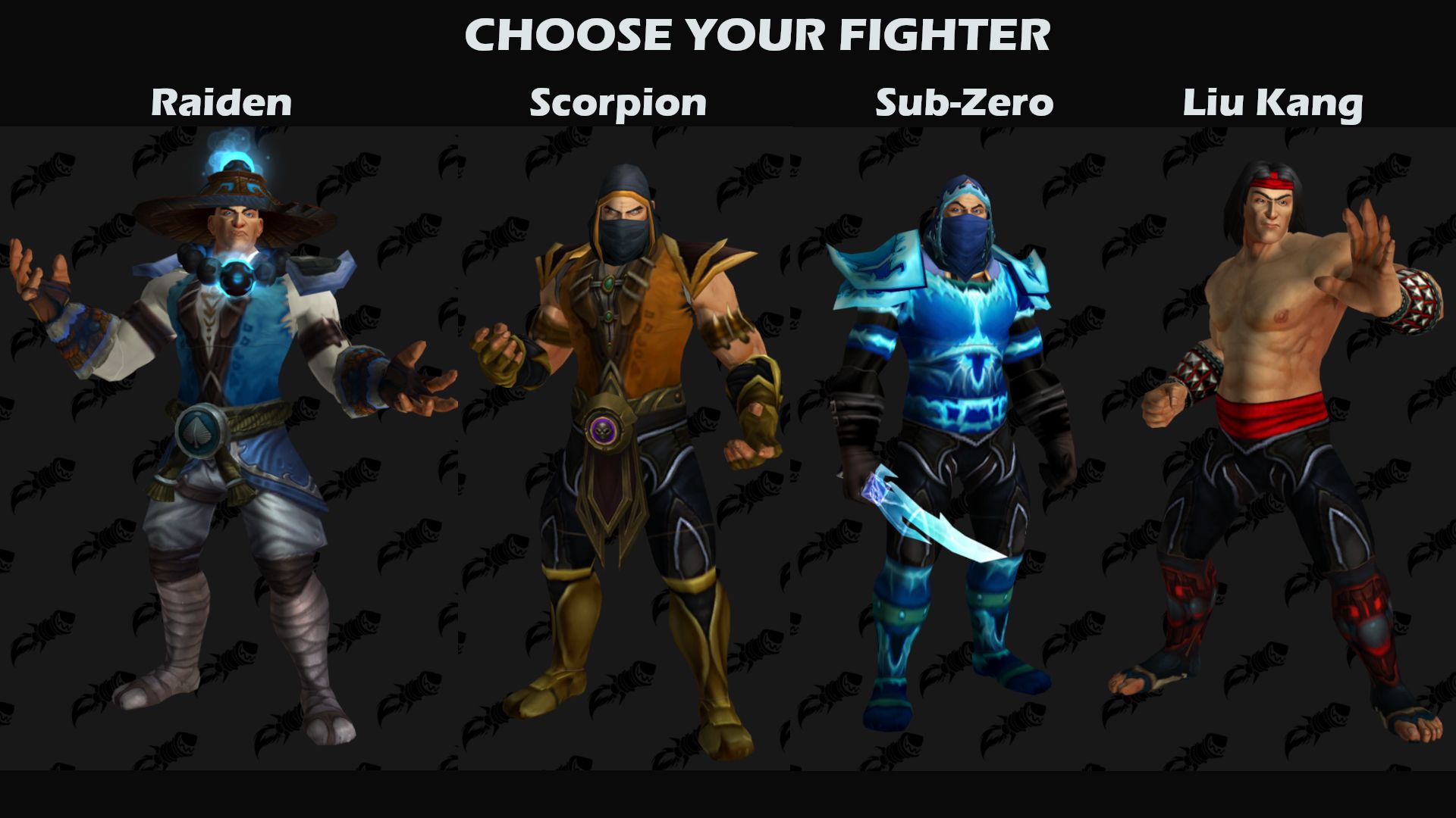 Трансмогрификация героев WoW в стиле Mortal Kombat. Источник: reddit. Автор: Timbodo
