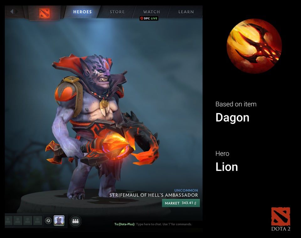 Все скины в Dota 2, использующие модели артефактов из магазина