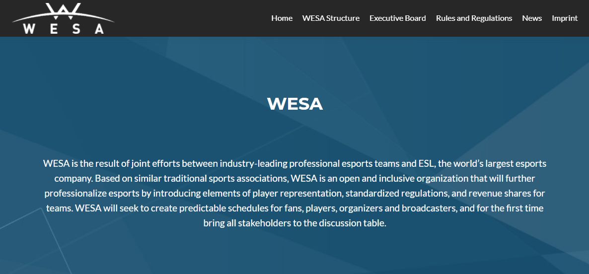 Сайт WESA