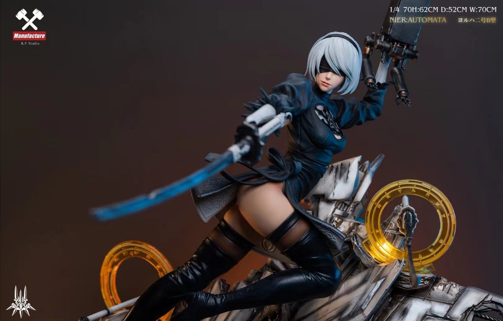 Анонсирована фигурка 2B из NieR: Automata в откровенном рваном платье