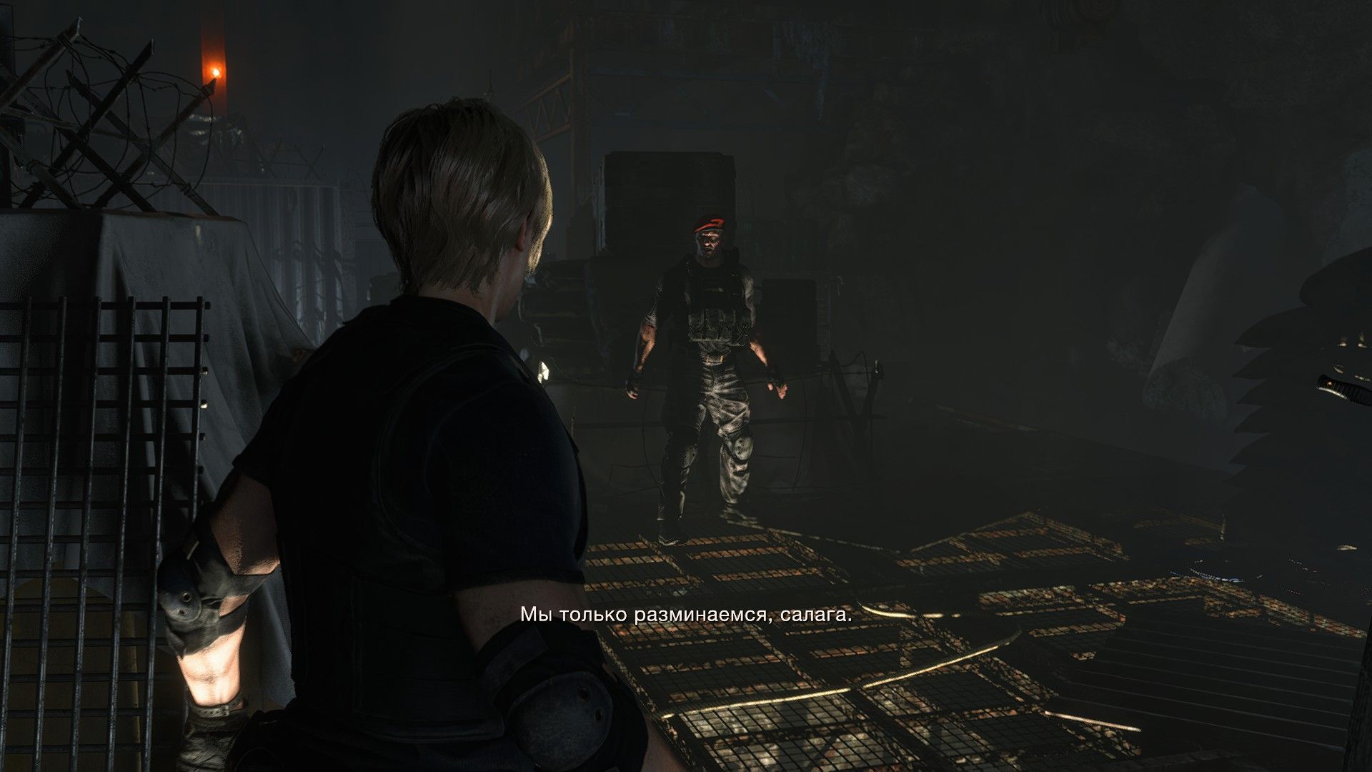 Кстати, из-за отказа от QTE бой с Краузером вышел даже более запоминающимся — и не менее зрелищным. Скриншот из Resident Evil 4