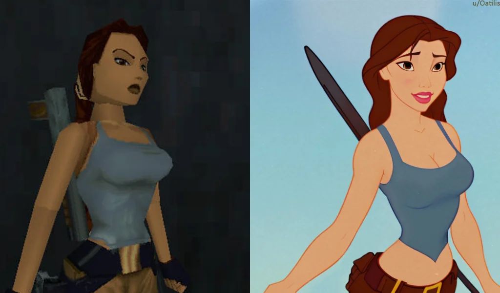 Лара Крофт из Lara Croft/Tomb Raider. Источник: reddit