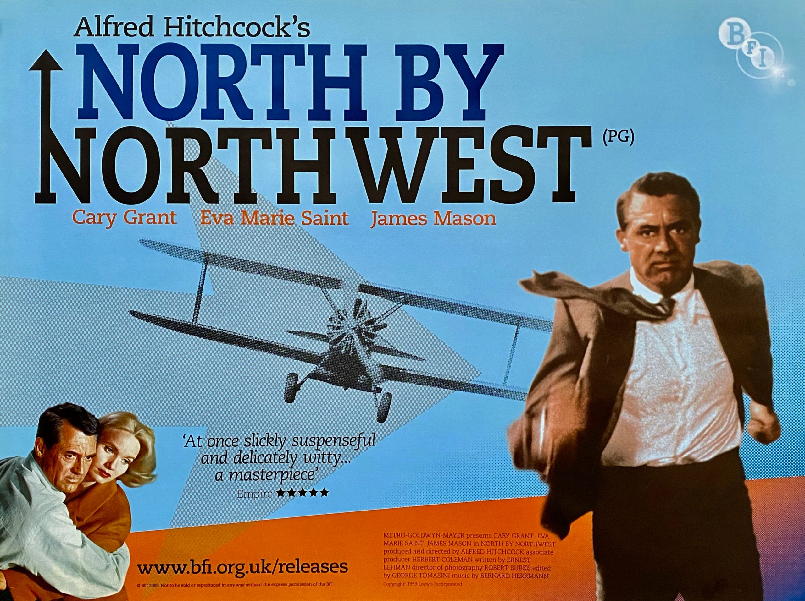 Постер фильма &laquo;На север через северо-запад&raquo;