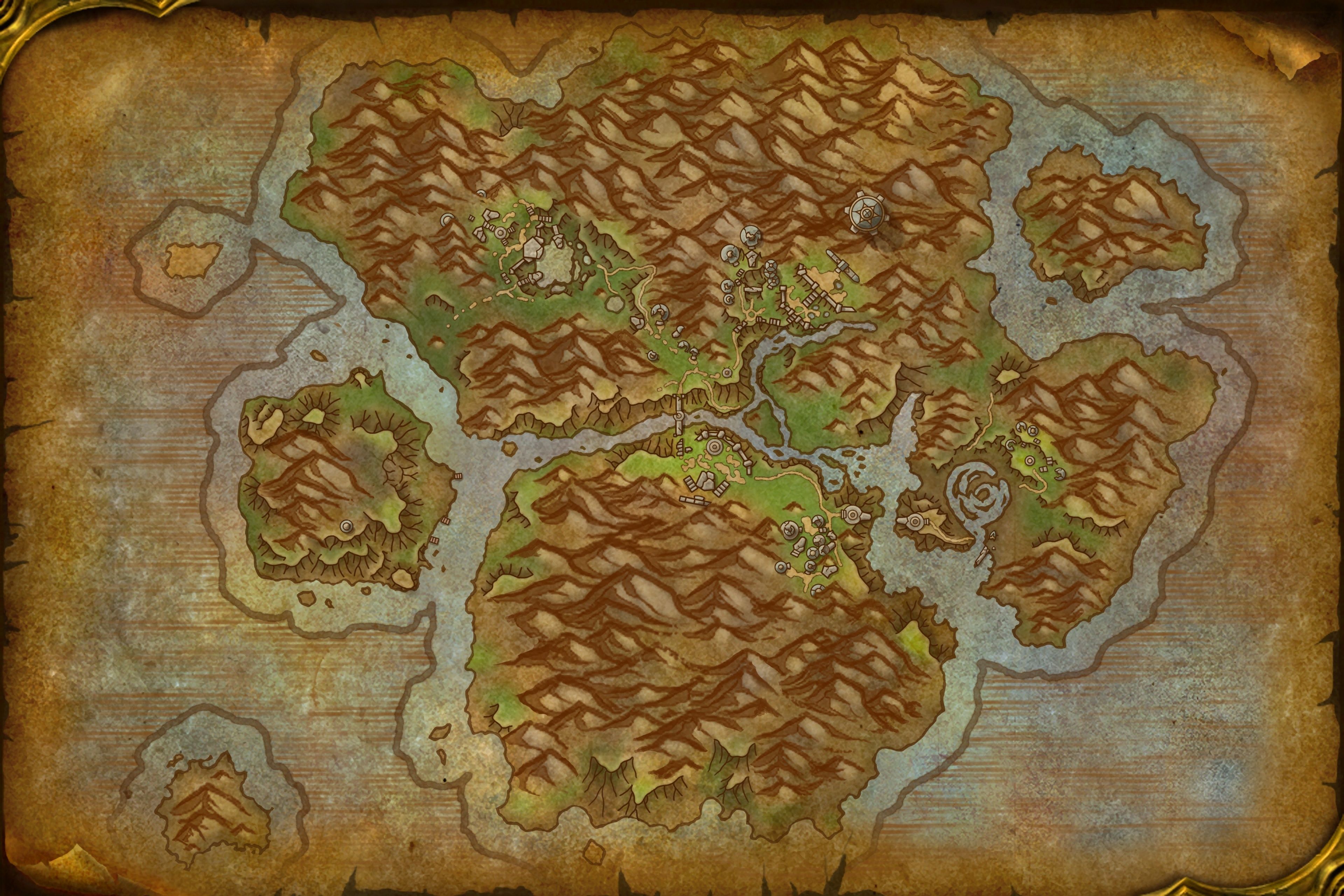 Драконьи острова wow карта