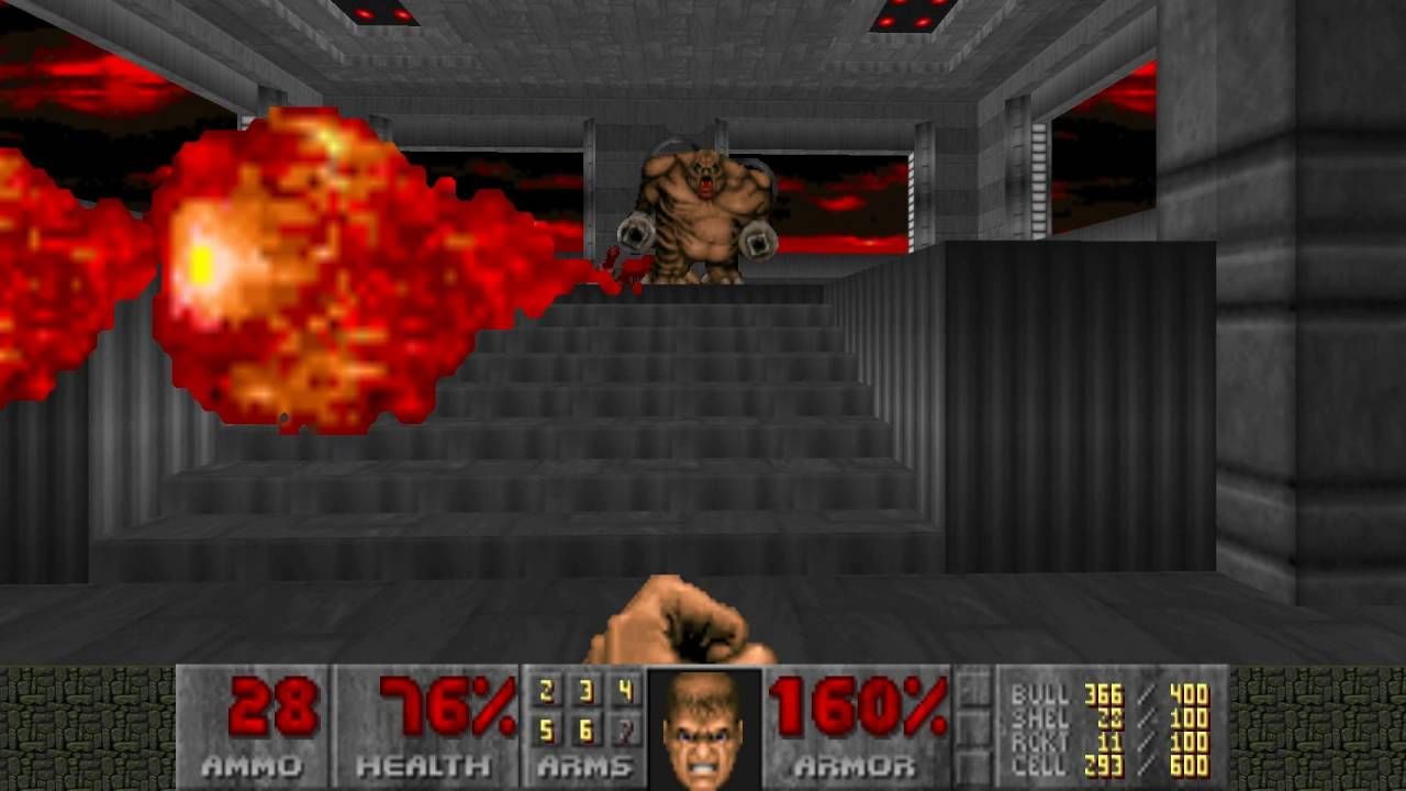 Скриншоты оригинальной игры Doom