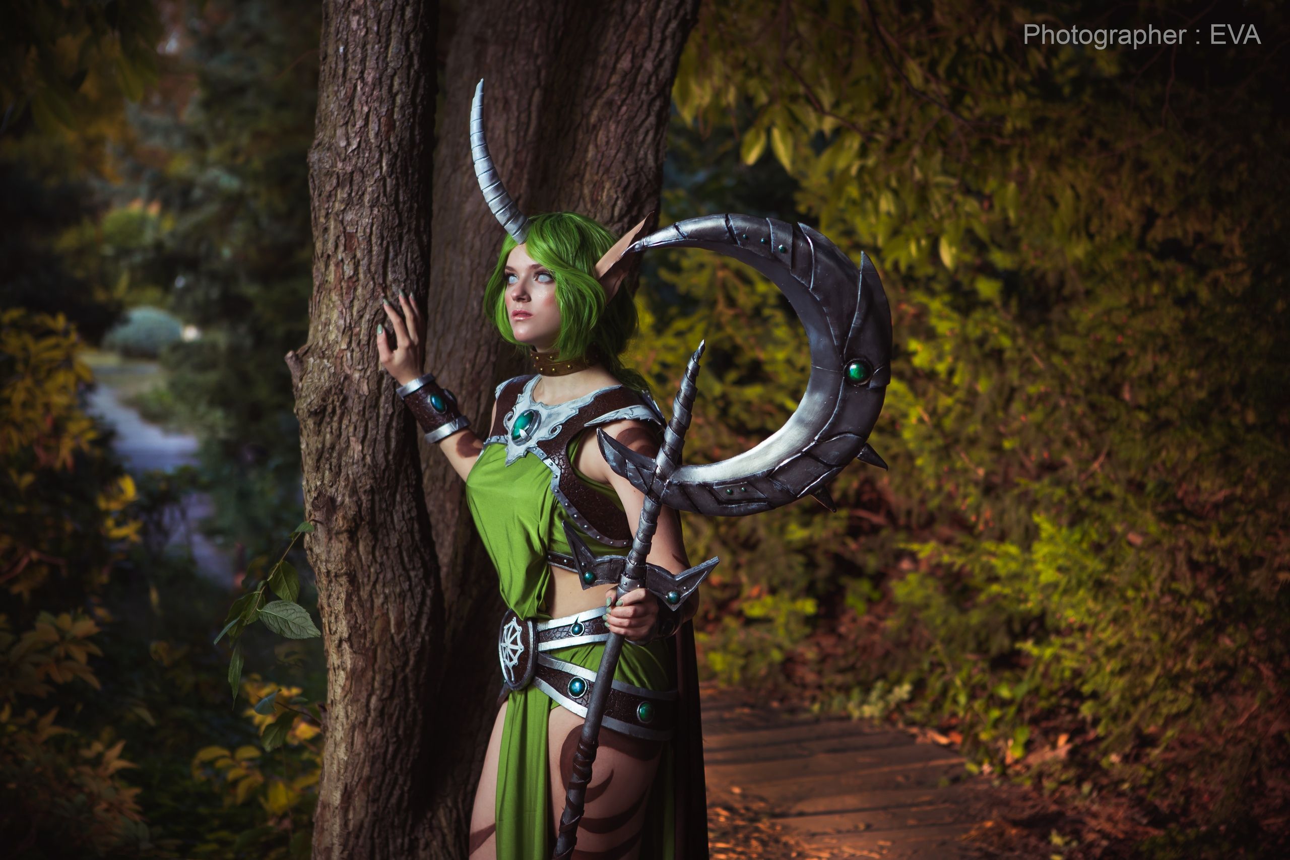 Dryad Soraka. Косплеер: Марина Пушкарева. Фотограф: Ева Давыдова. Источник: vk.com/eva_cosplay_photo