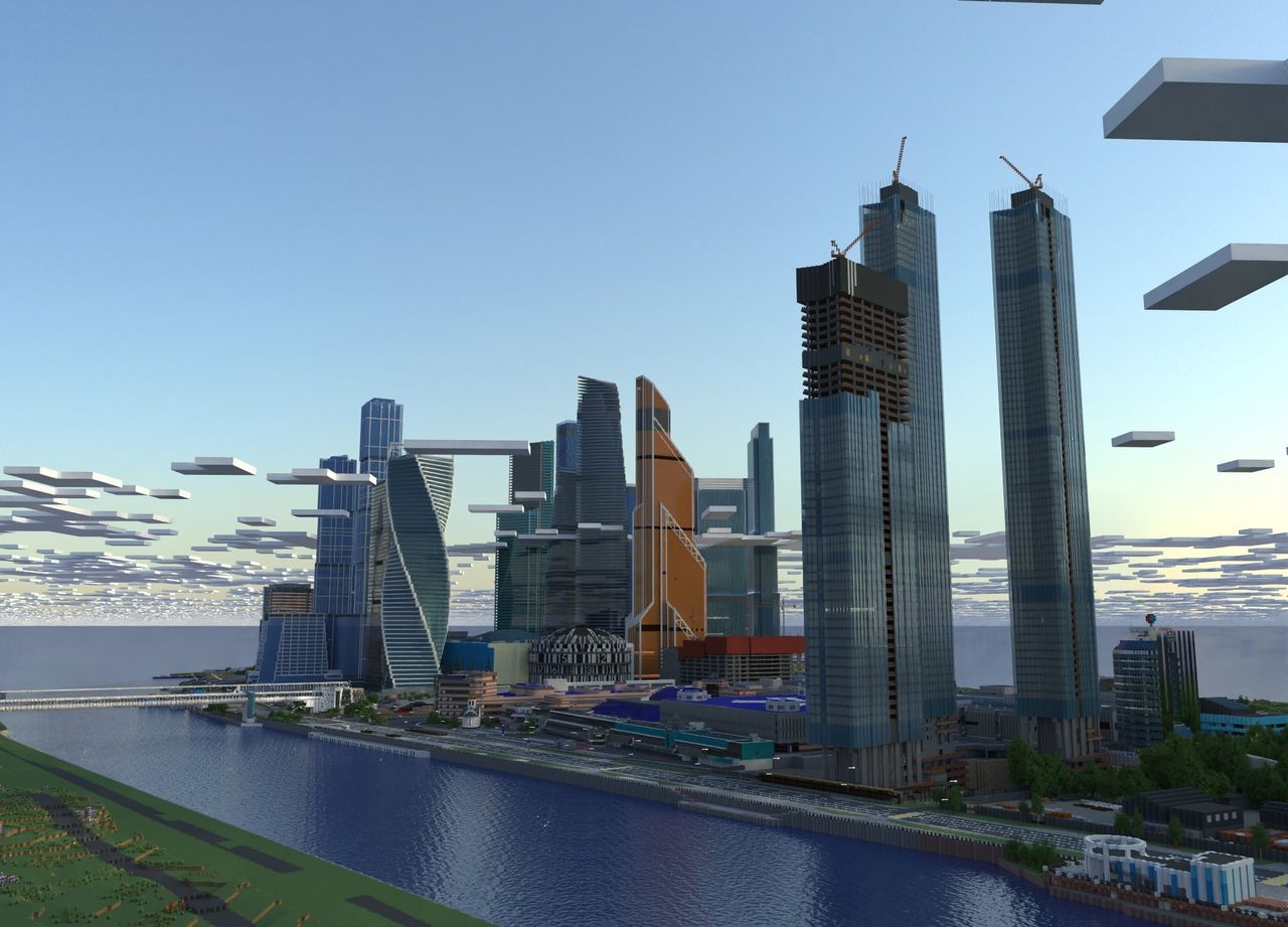 Карта майнкрафт moscow city