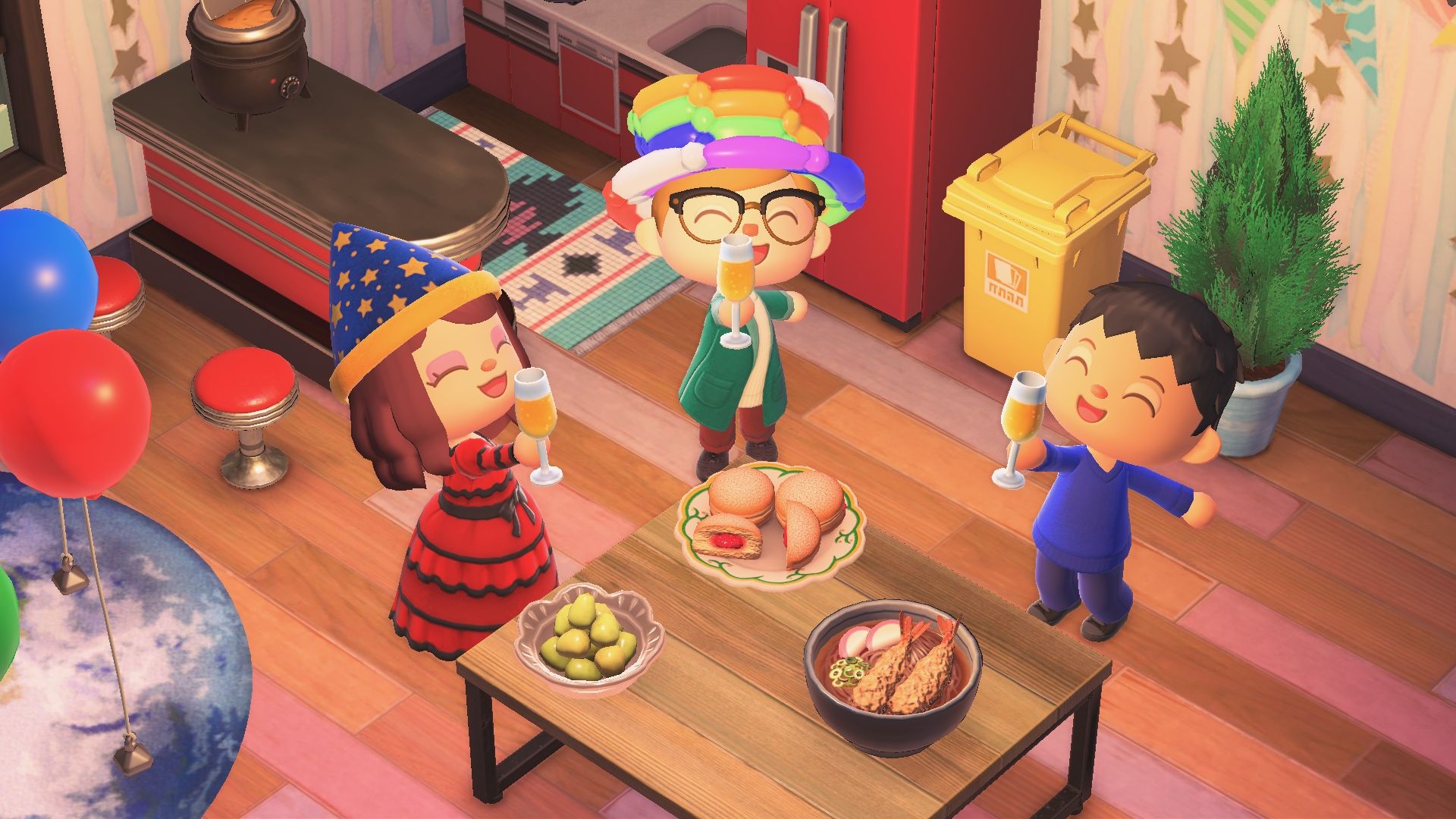 Тематические блюда в Animal Crossing