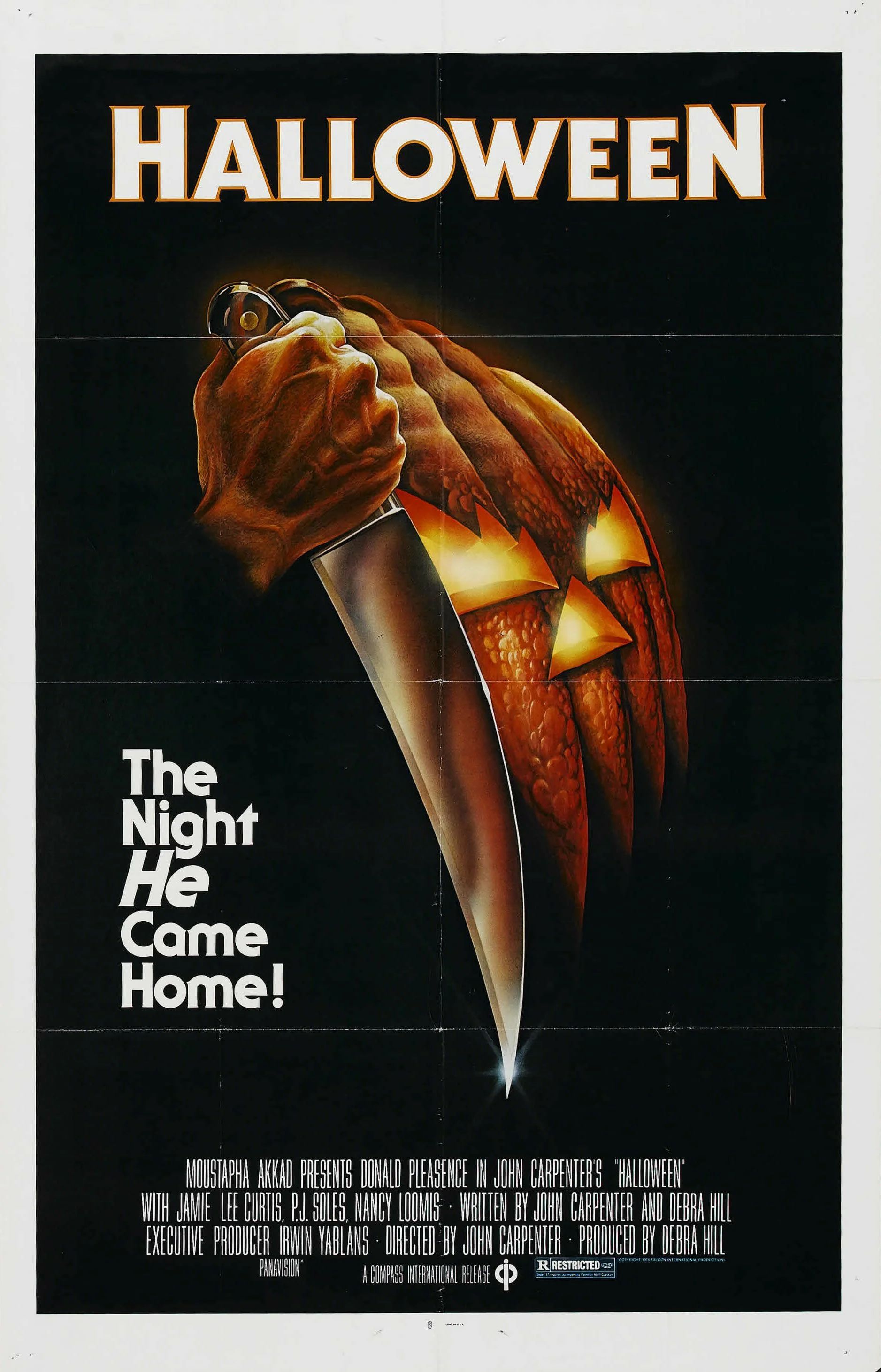Официальный постер фильма «Хэллоуин»
