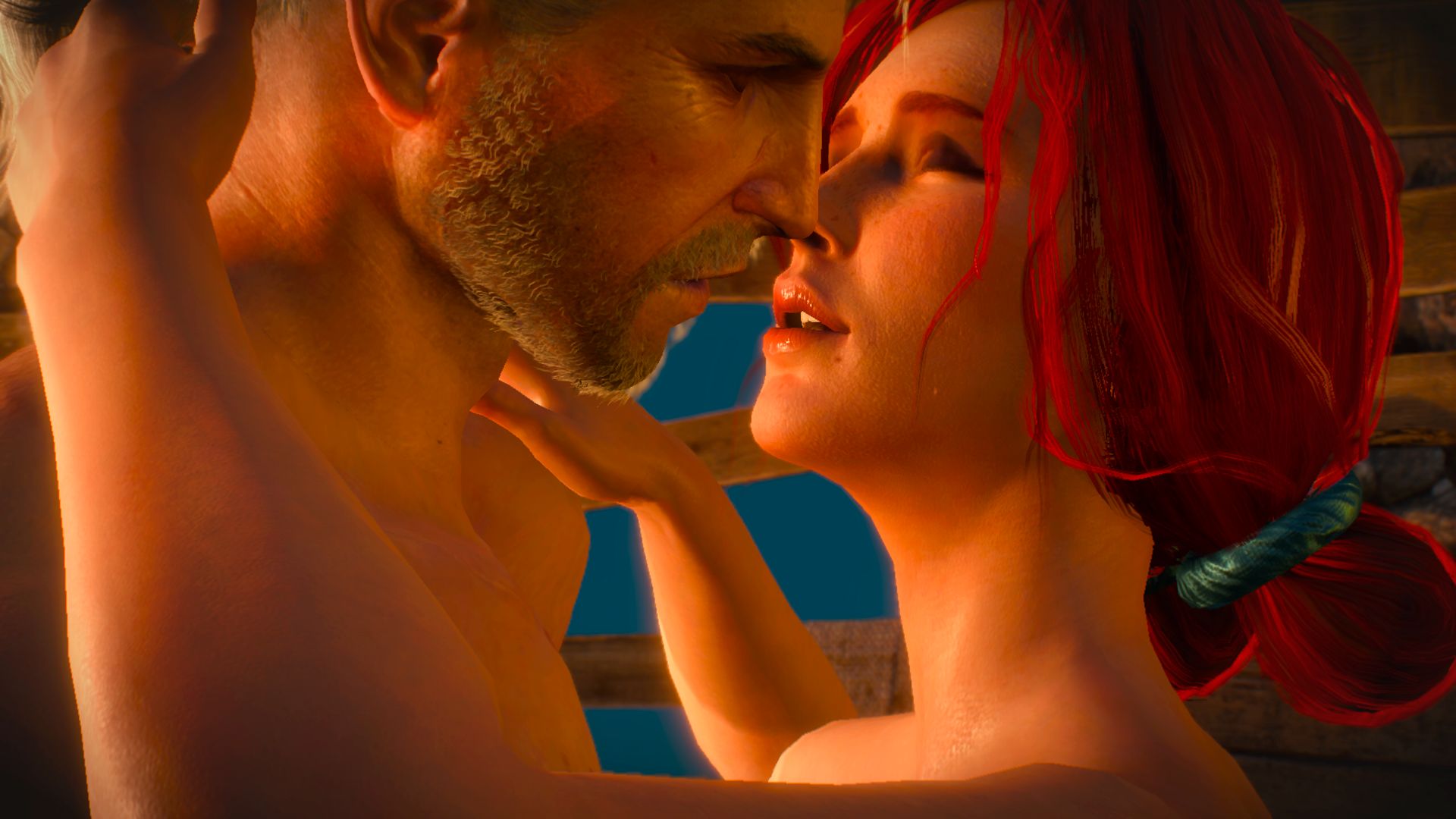 Game ending with threesome witcher