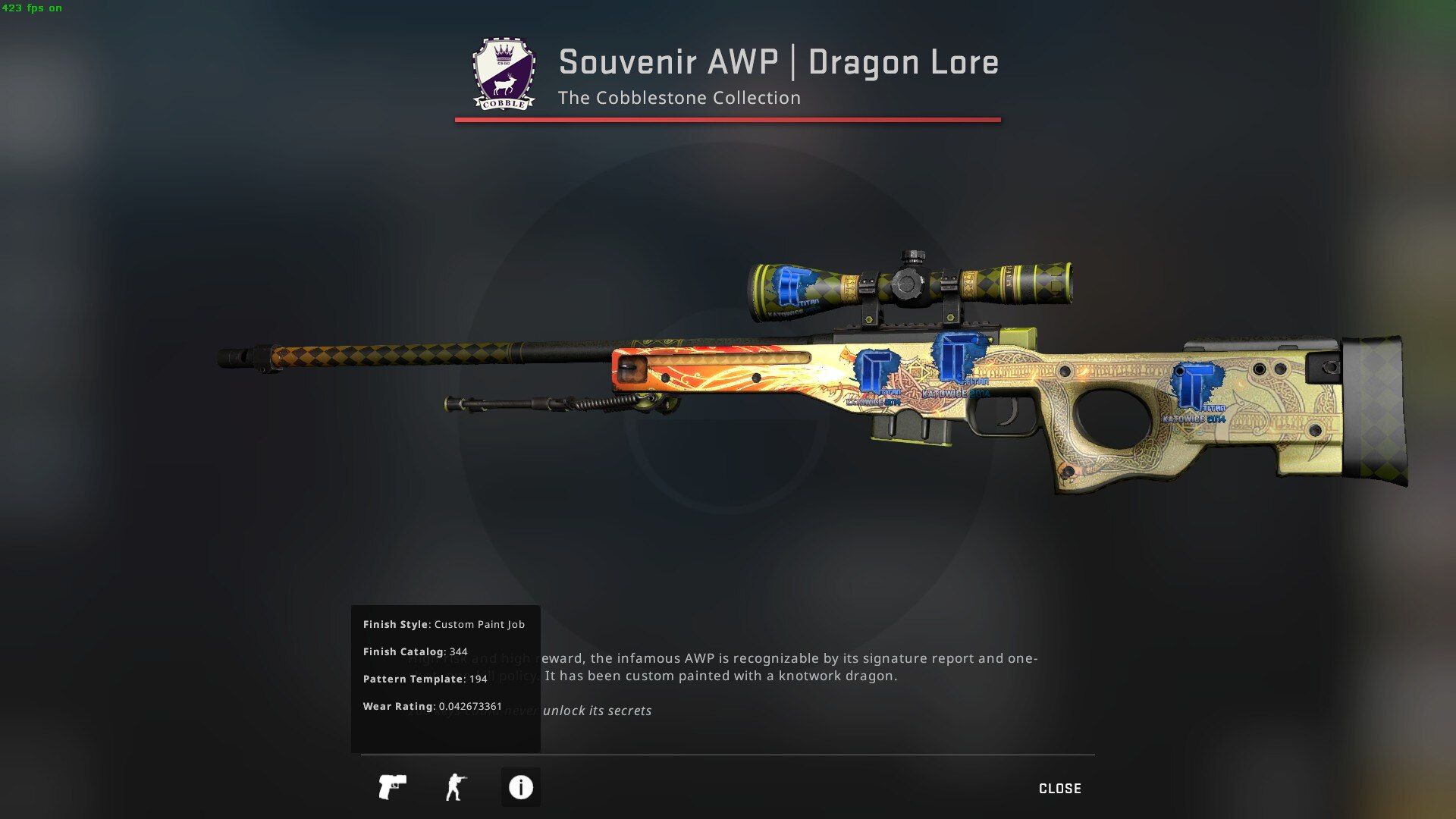 Souvenir awp dragon lore цена фото 7