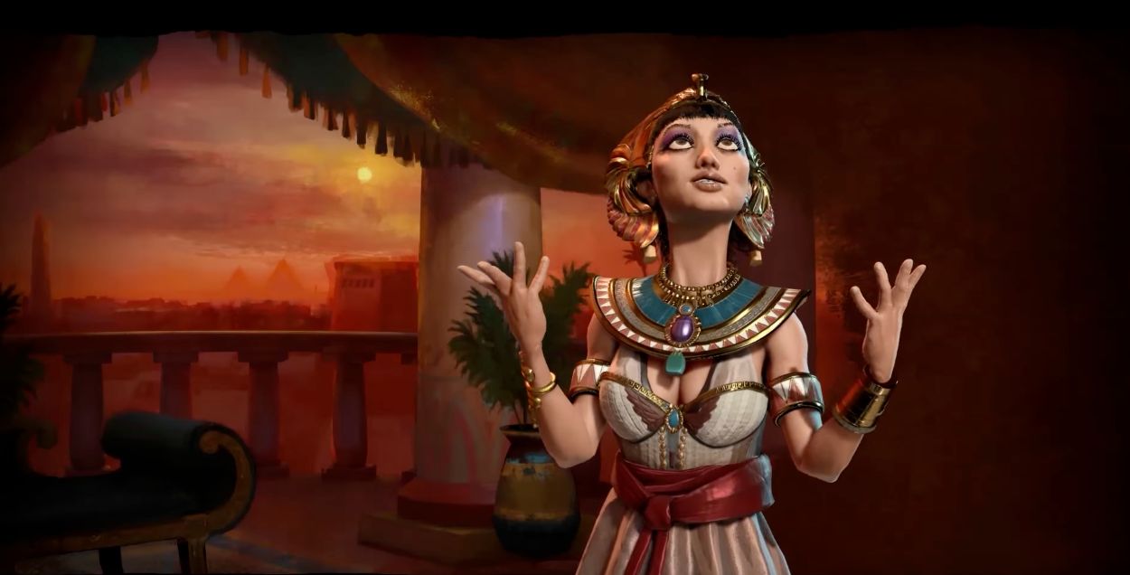 Клеопатра &mdash; правительница Египта в Civilization VI