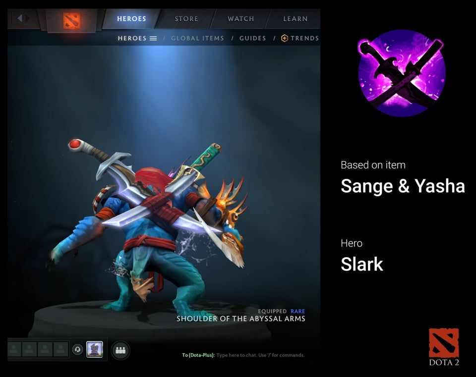Все скины в Dota 2, использующие модели артефактов из магазина