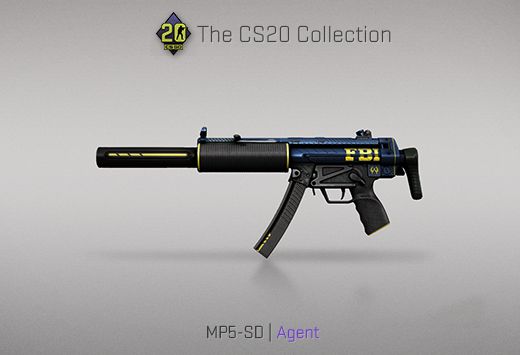 Скин на MP5-SD | Источник: blog.counter-strike.net