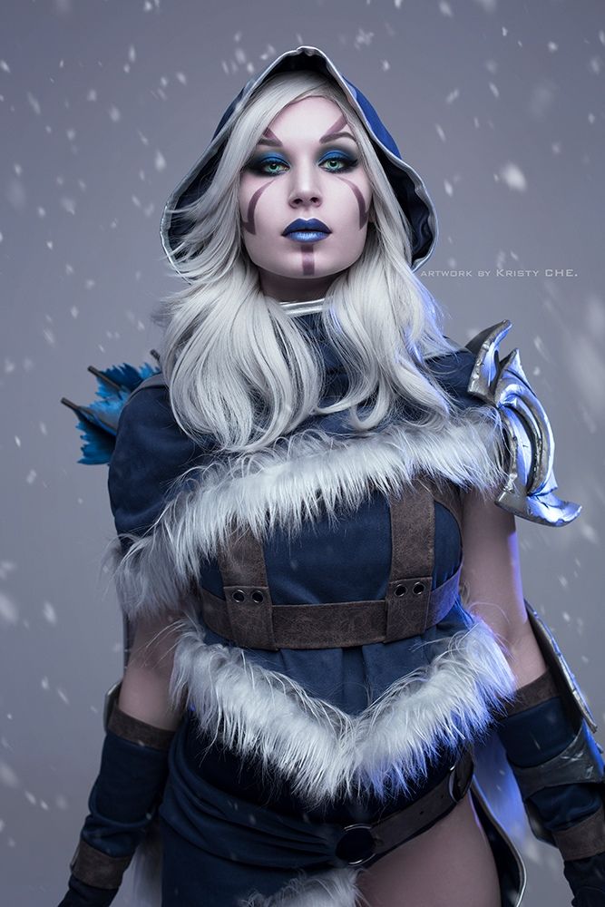 Косплей на Drow Ranger. Косплеер: Кристина Черниговская. Источник: vk.com/kristyche_cosplay