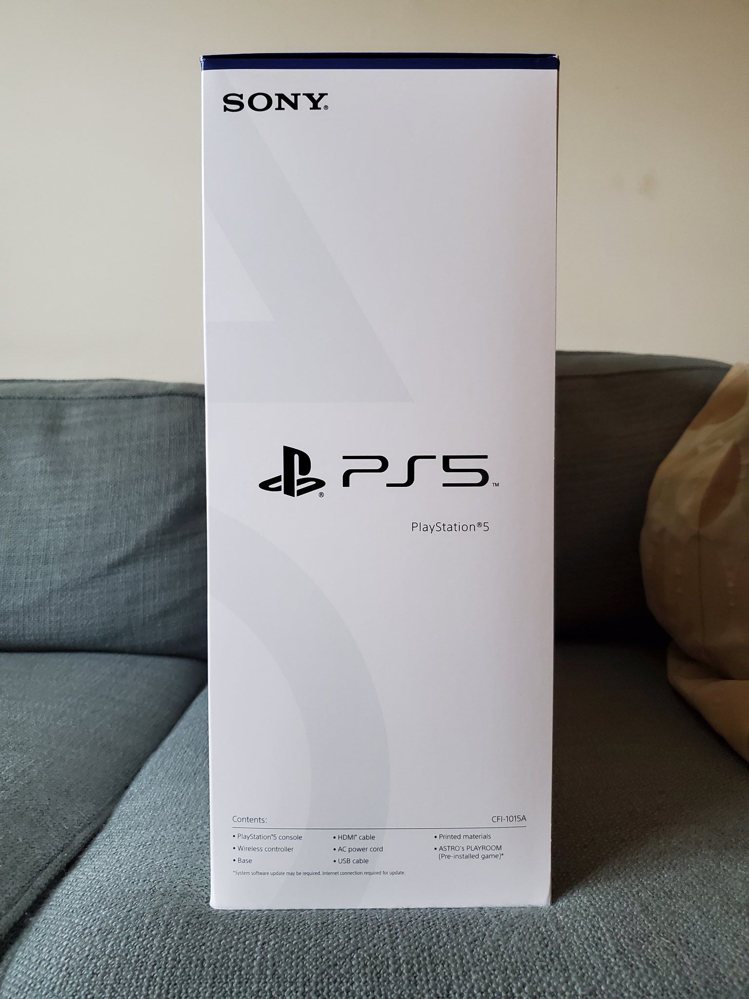 Упаковка PlayStation 5.
Источник: твиттер @SamitSarkar