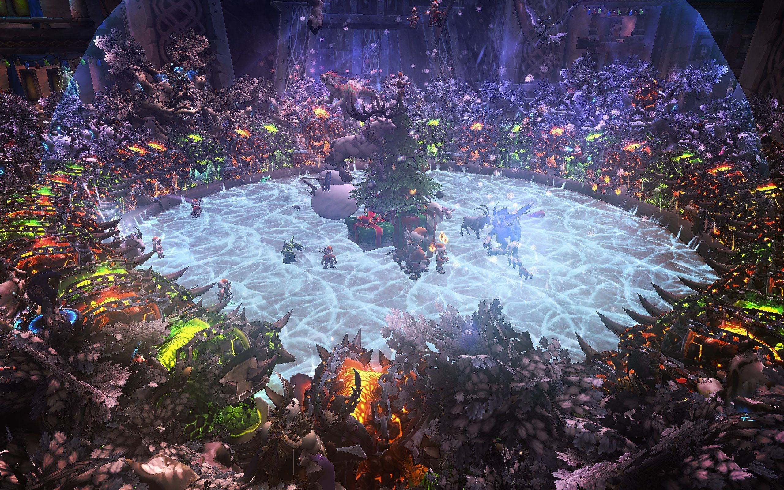 Зимний флешмоб в World of Warcraft