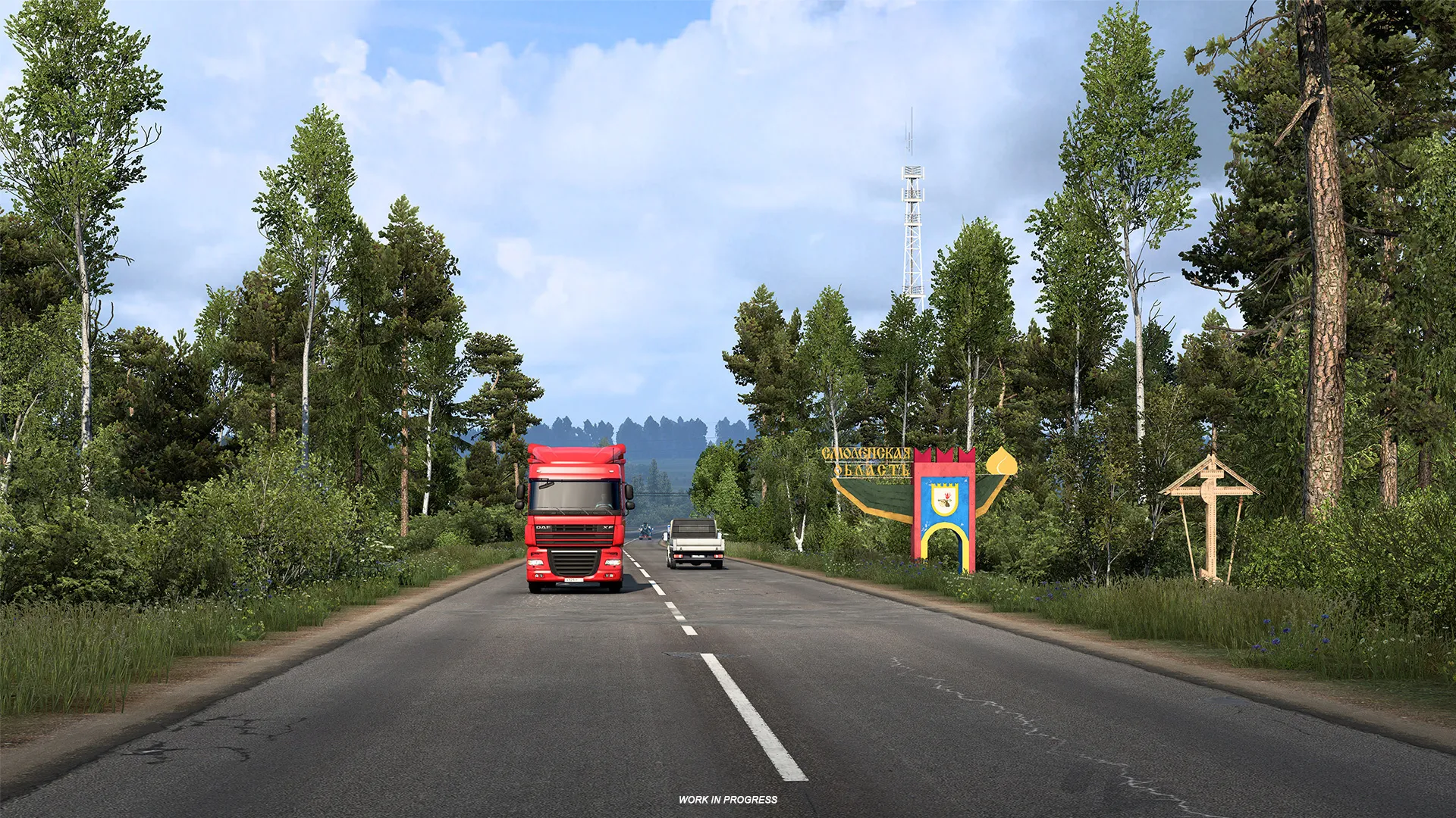 Брянск, Дзержинск, Ярославль и другие — авторы Euro Truck Simulator  показали стелы российских городов