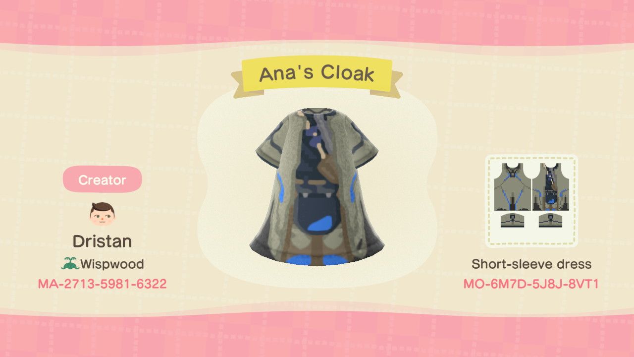 Одежда Аны для Animal Crossing