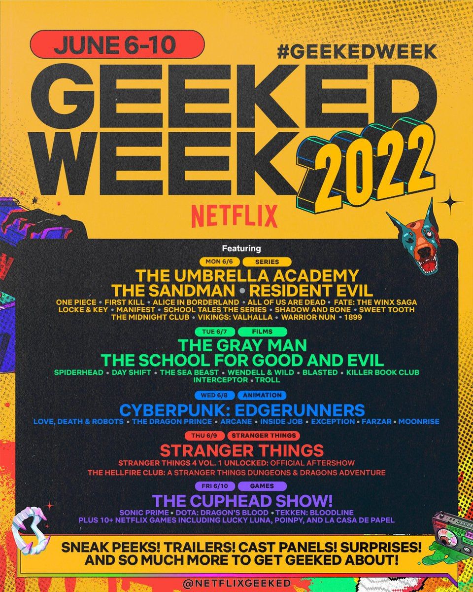Расписание Geeked Week
