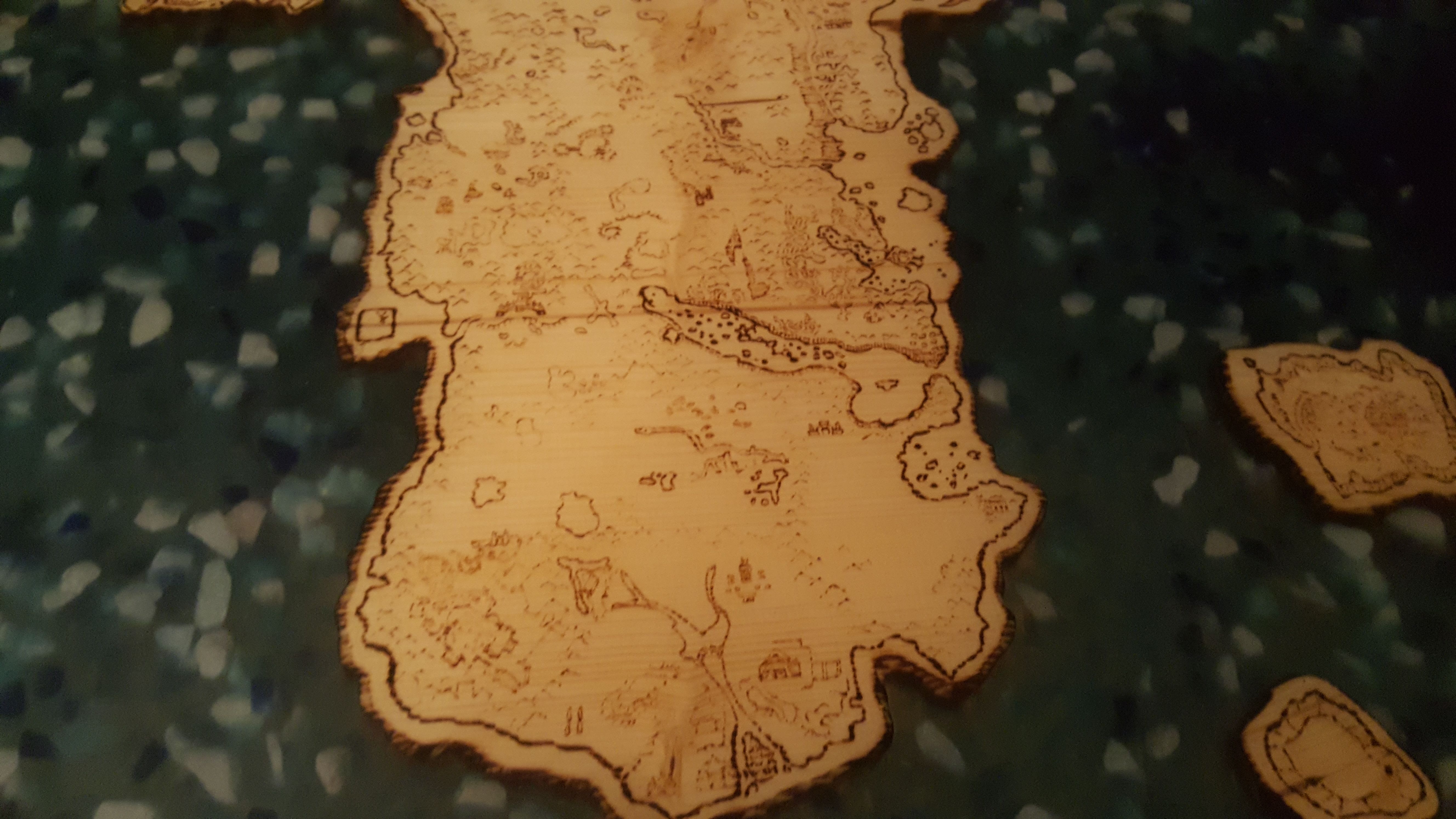 Столешница с картой Азерота.
Источник: reddit