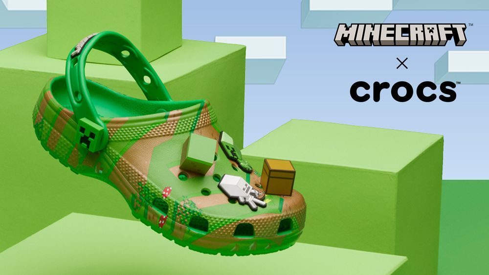 Обувь от Crocs в стиле Minecraft | Источник: Crocs