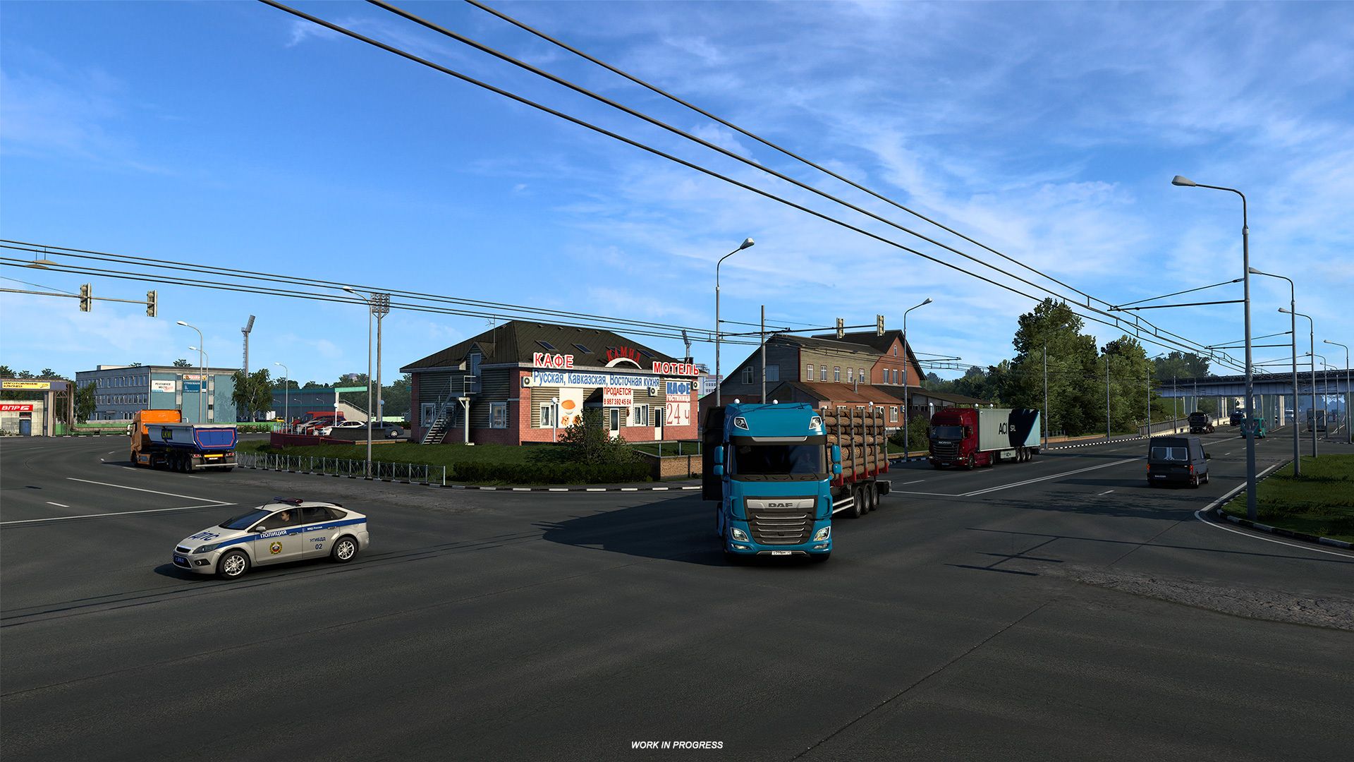 Рязань на скриншотах из дополнения Euro Truck Simulator 2 про Россию